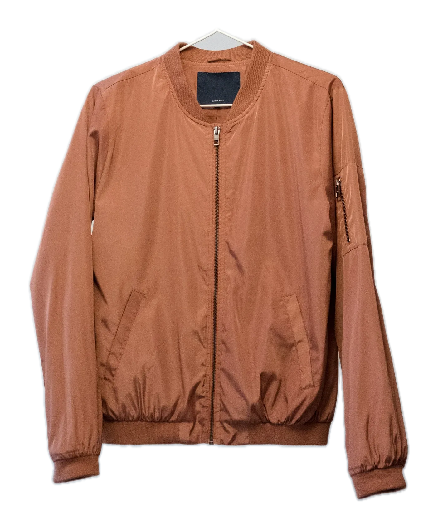Bomber satiné terracotta