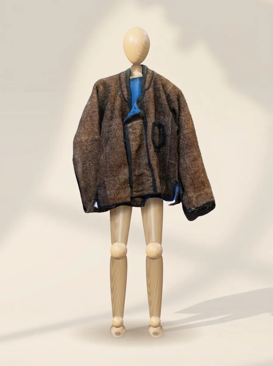 Brown textured jacket